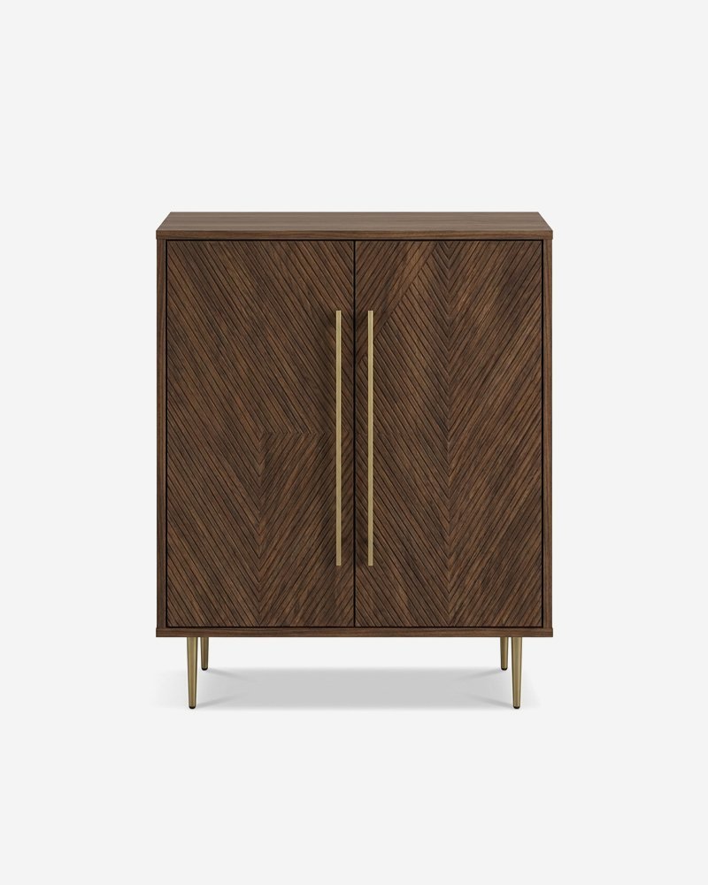 Walnut Double Cabinet